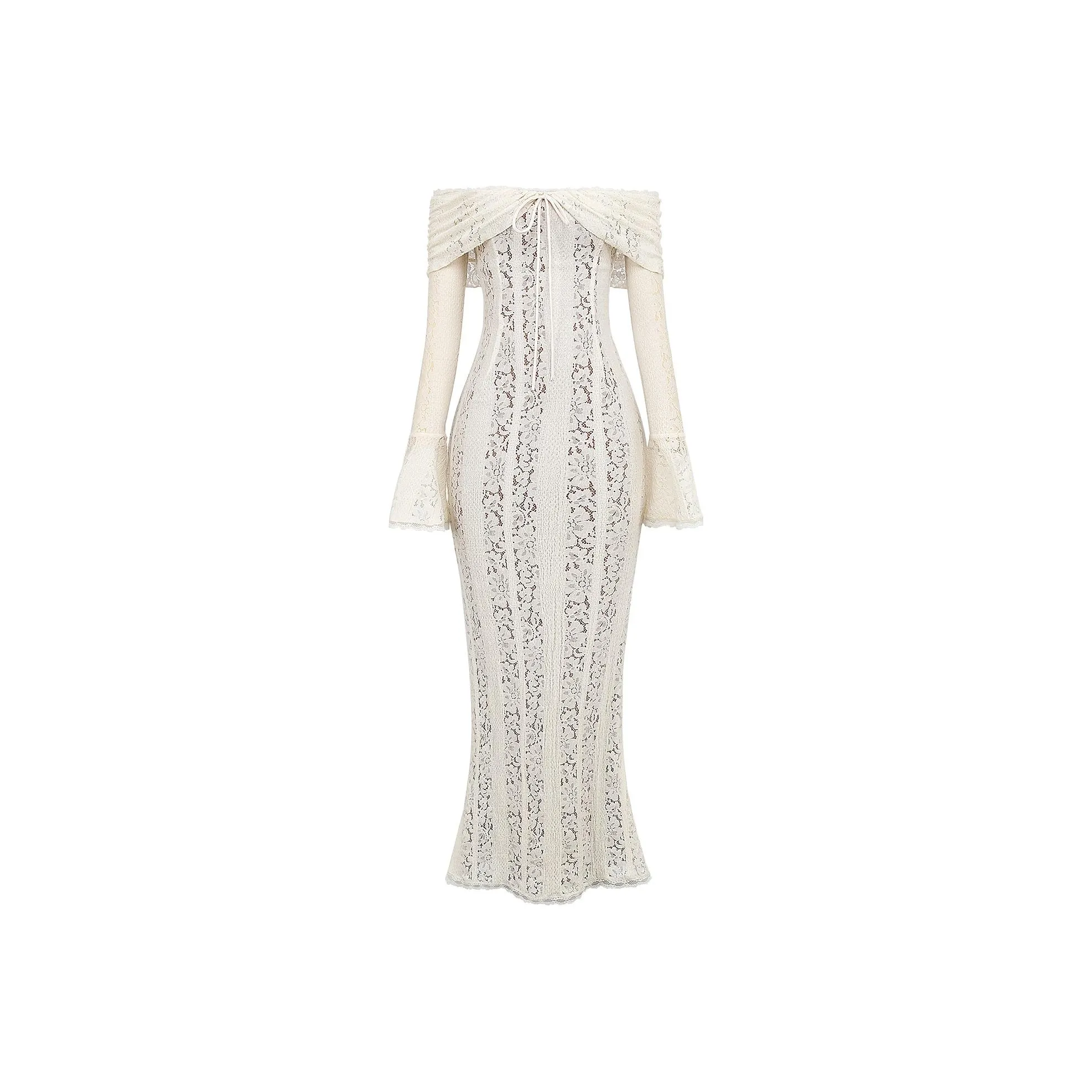 HOUSE OF CB Belle Evening Dress Women's Cream/Cream