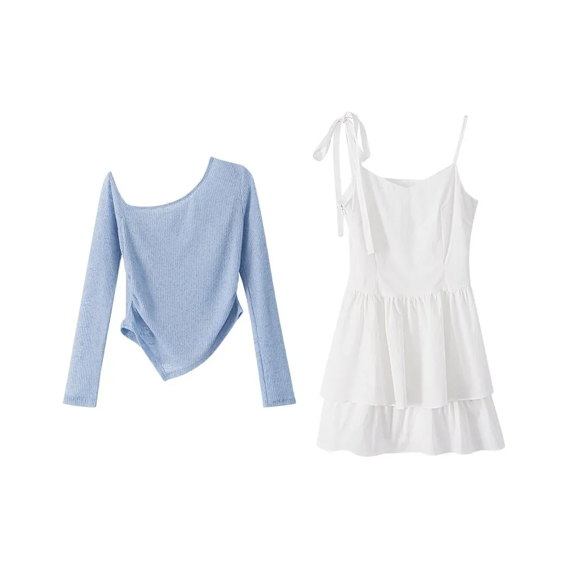 XIMENG COVER UP Комплект с юбкой Женские Синий