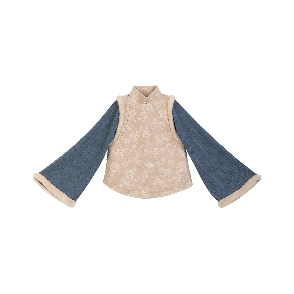 YICHENGFENGXU Ханьфу Женские Жаккард Тисненый