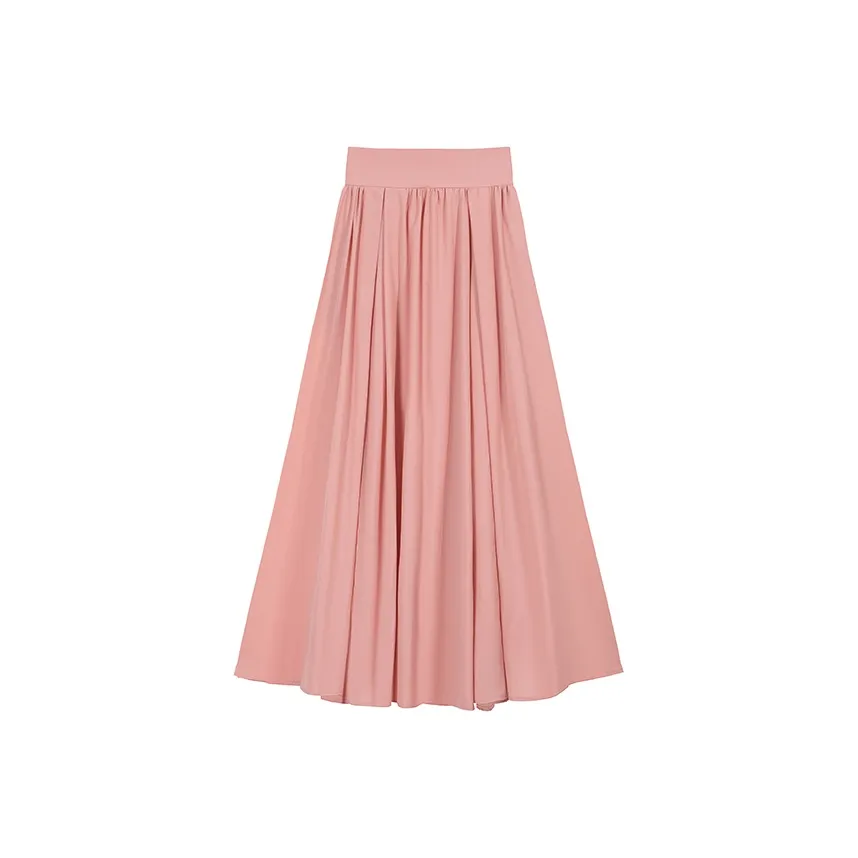 PLANE DRIFT Повседневная длинная юбка женская оранжево-розовая