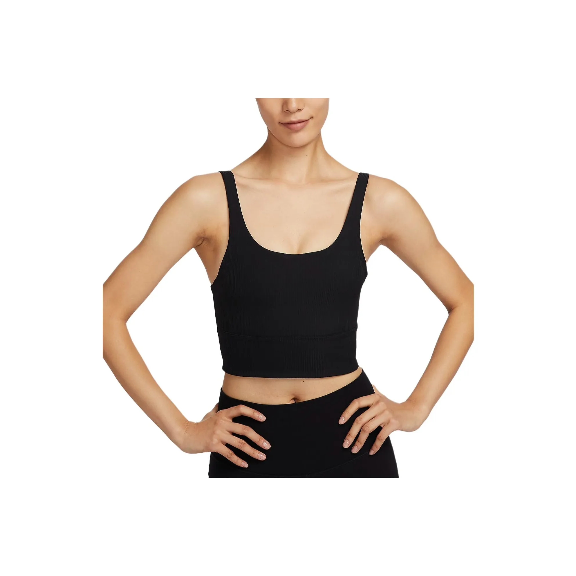 Nike Zenvy Rib Women's Light Support Padded Longline Sports Bra