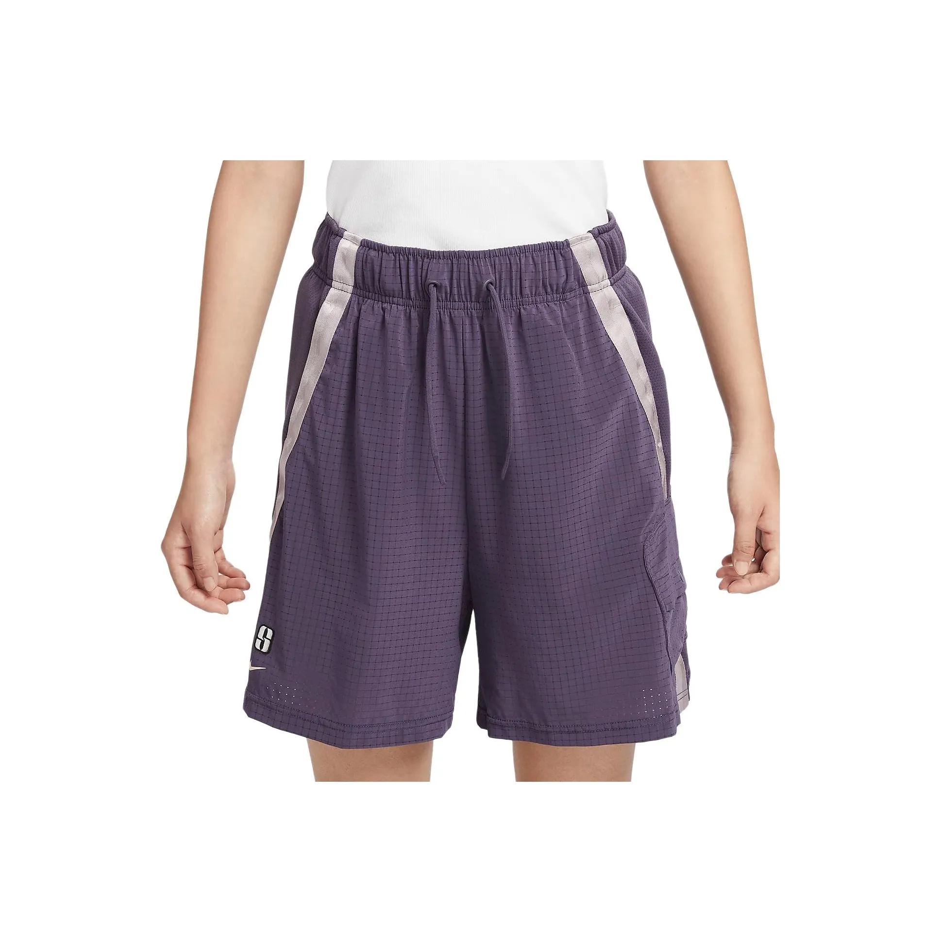 Nike Dri Fit Sabrina Баскетбольные шорты Женские Темно-фиолетовый Свет Минеральный фиолетовый Моющийся Кораллово-красный