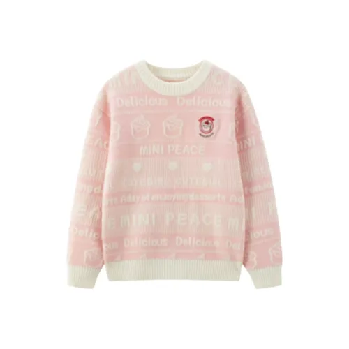 Mini Peace Joyful Розовый Kids Свитеры