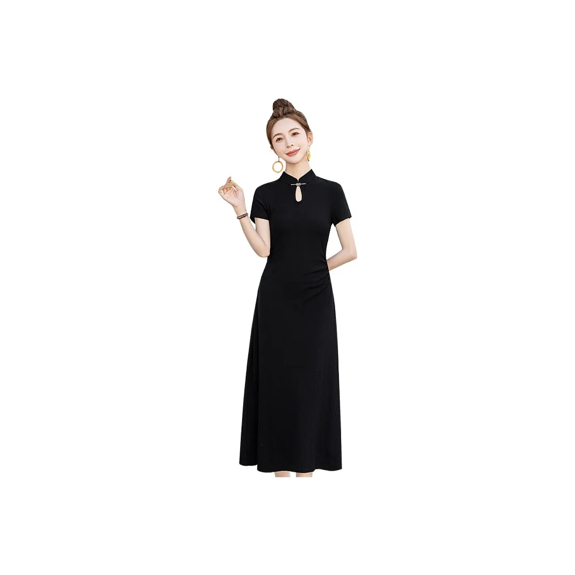 Cypress House Cheongsam Women's Black