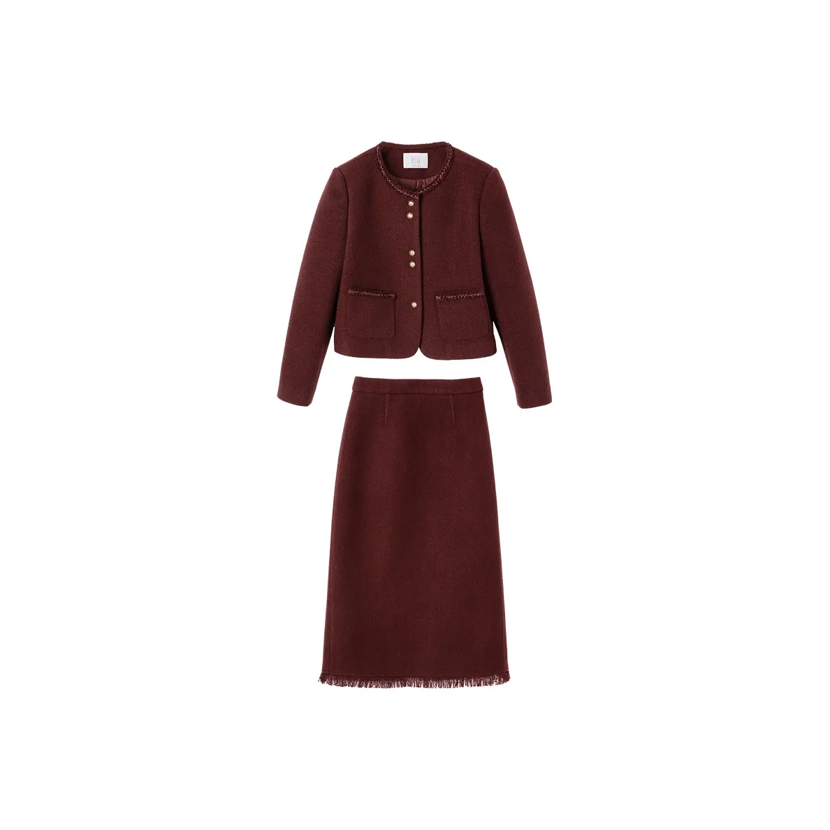 XIANGYING Skirt Set Women's Ancora Red