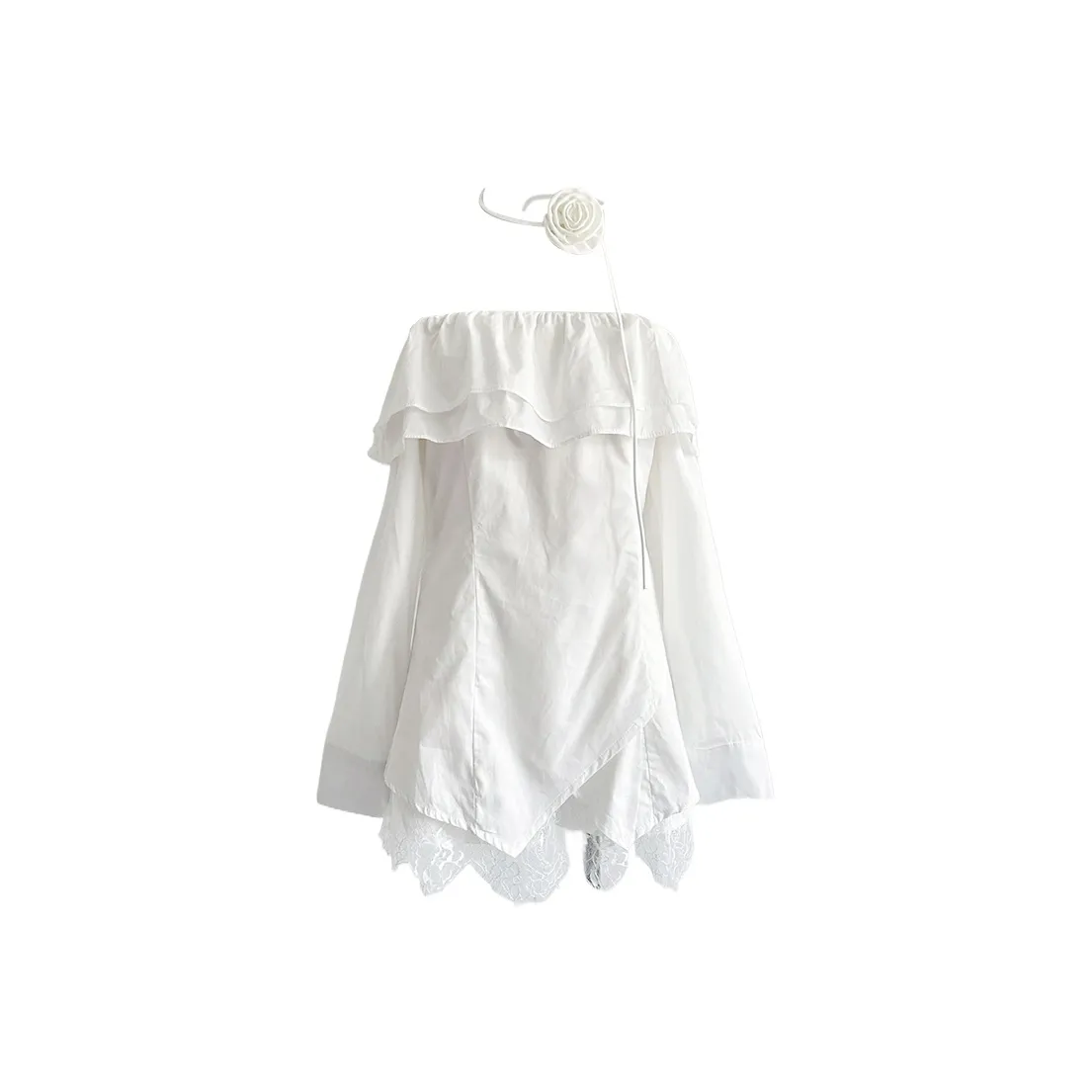 Icicofficial Комплект с юбкой Женская Белая