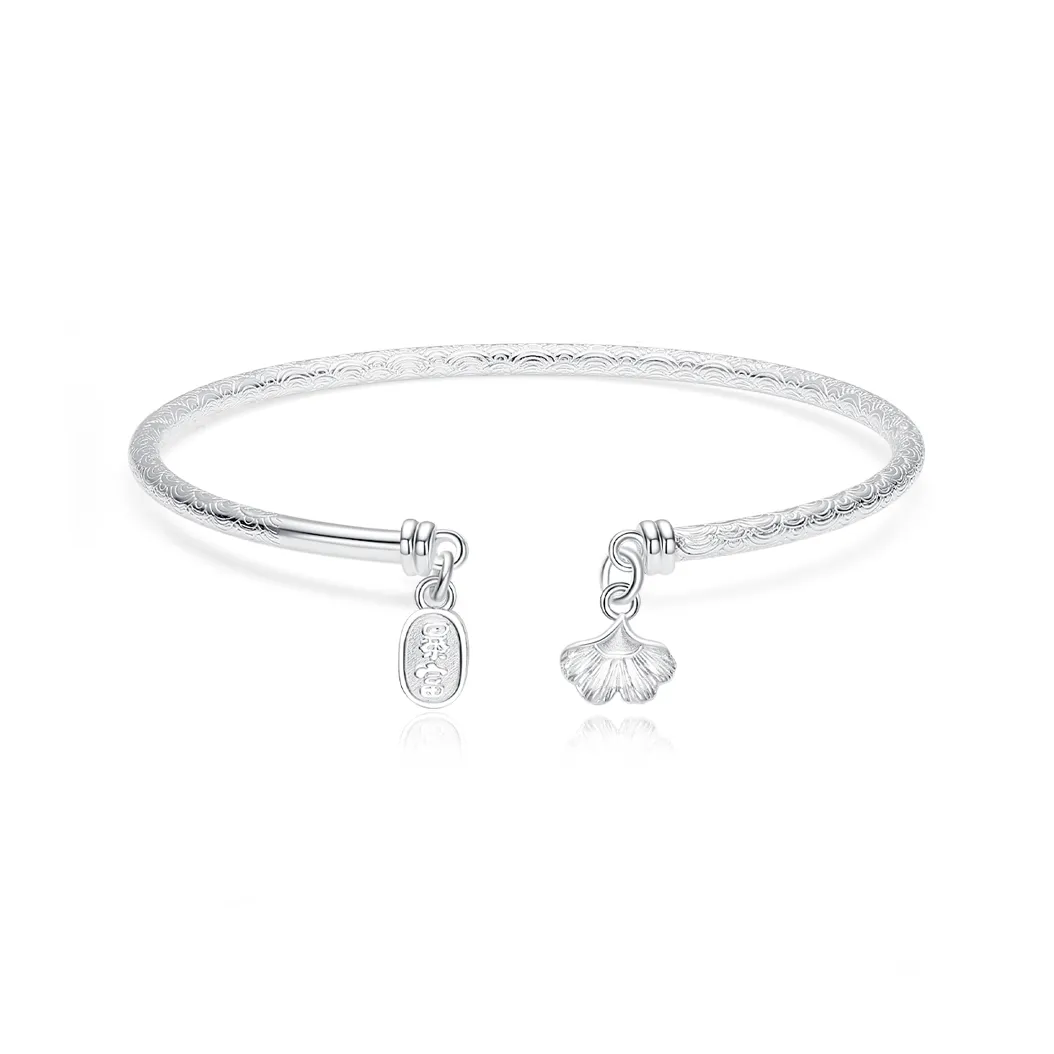 7℃ 999 Fine Silver Bangles Women's