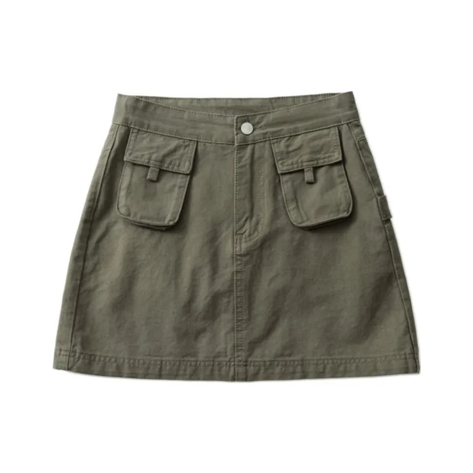 MJB Карго Юбки Короткие Женские Серый Зеленый