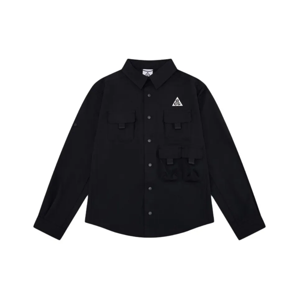 nike Рубашка Черный Гора PEAK Белый Детский