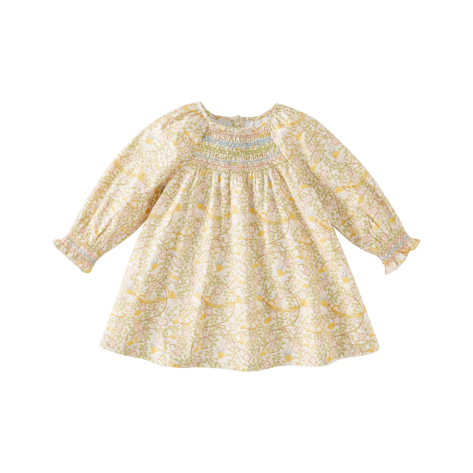 DAVE&BELLA Baby & Toddler Series Экрю с Принт Kids Платья