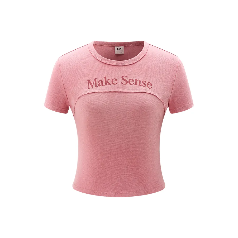 A21 Свет Ржаво-красный Женские Футболки