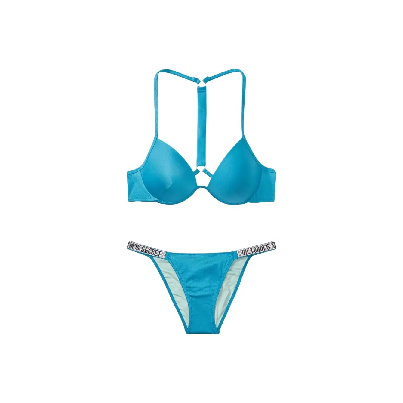 Victoria's Secret Купальник Комплект Женский Комплект Синий