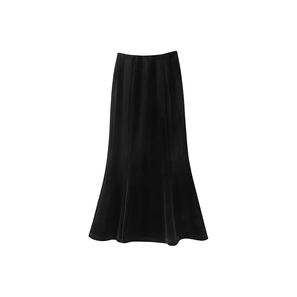 Cypress House Повседневный Длинный Юбка Женские Черный
