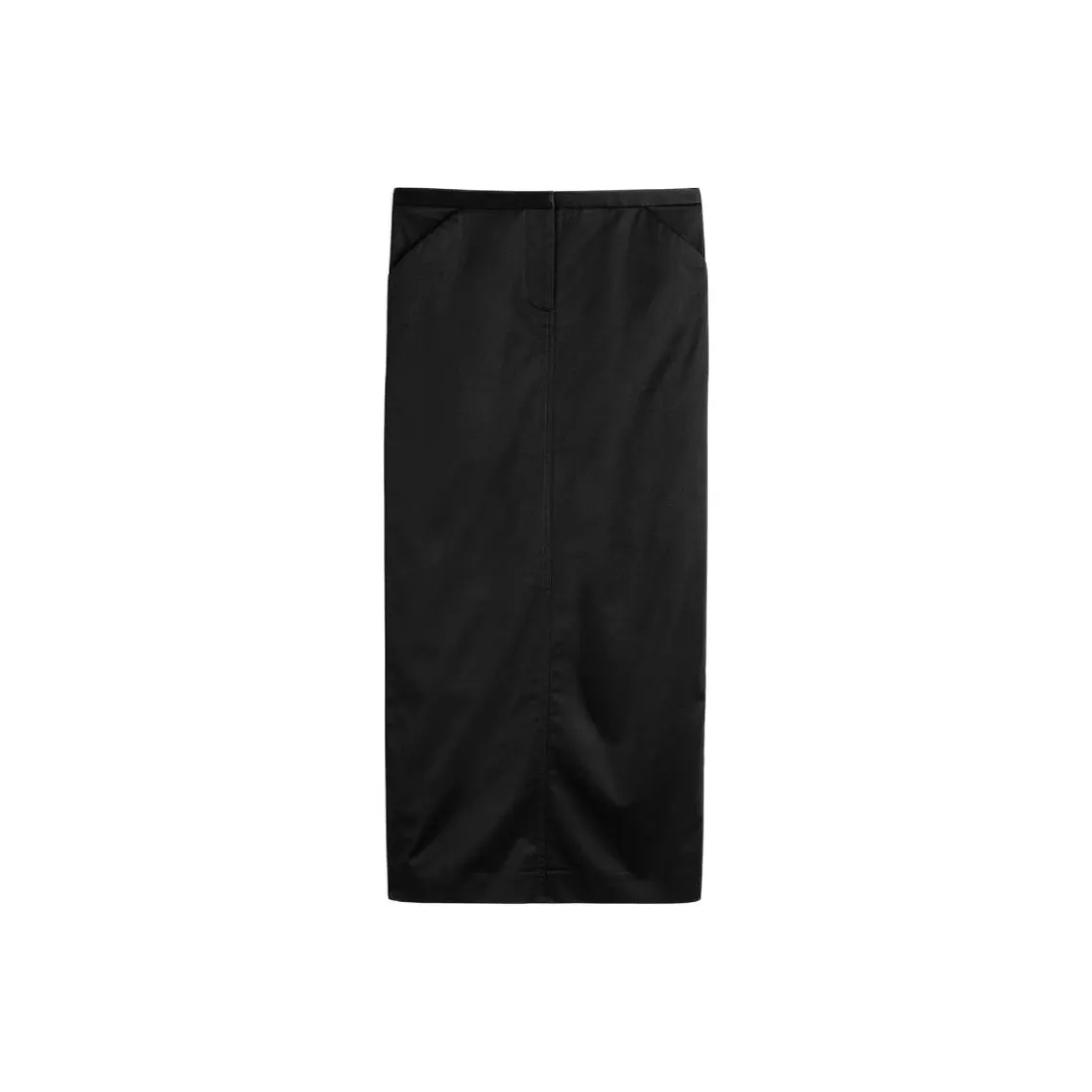 TOTEME SS25 Повседневный Длинный Юбка Женские Черный