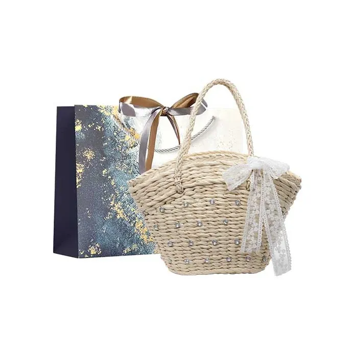 Iman's House Сумка из соломенной плетени Женская Многоцветная