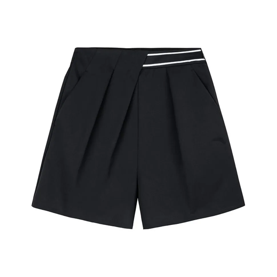 Anta Variety Training Collection Sports Shorts Women's Basic Black