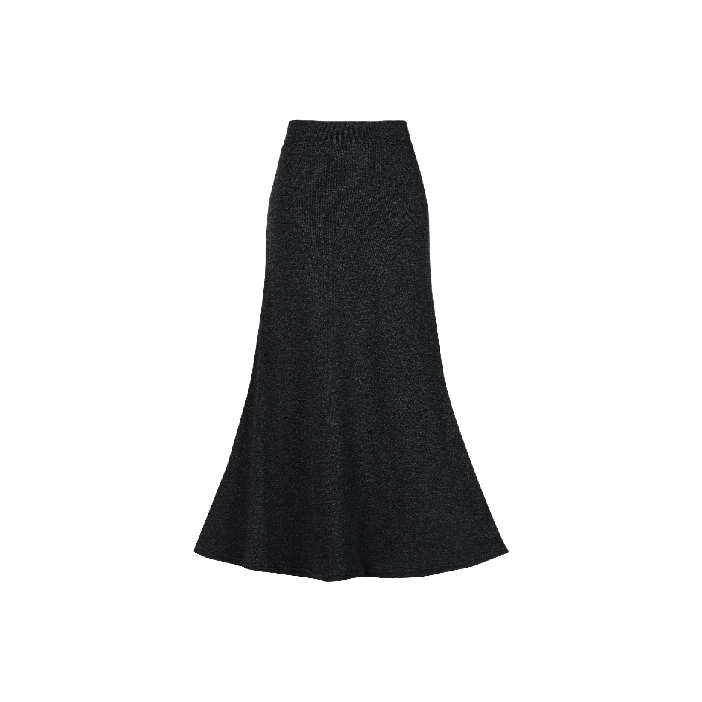 Wen Shan Повседневная Длинная Юбка Женская Черная