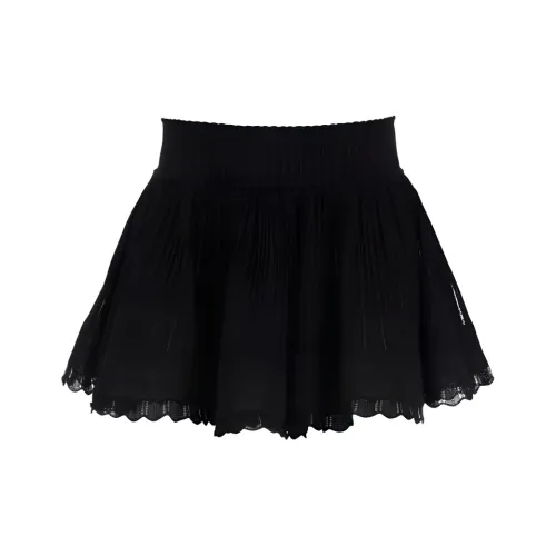 Alaia Черная Женская Повседневная Короткая Юбка
