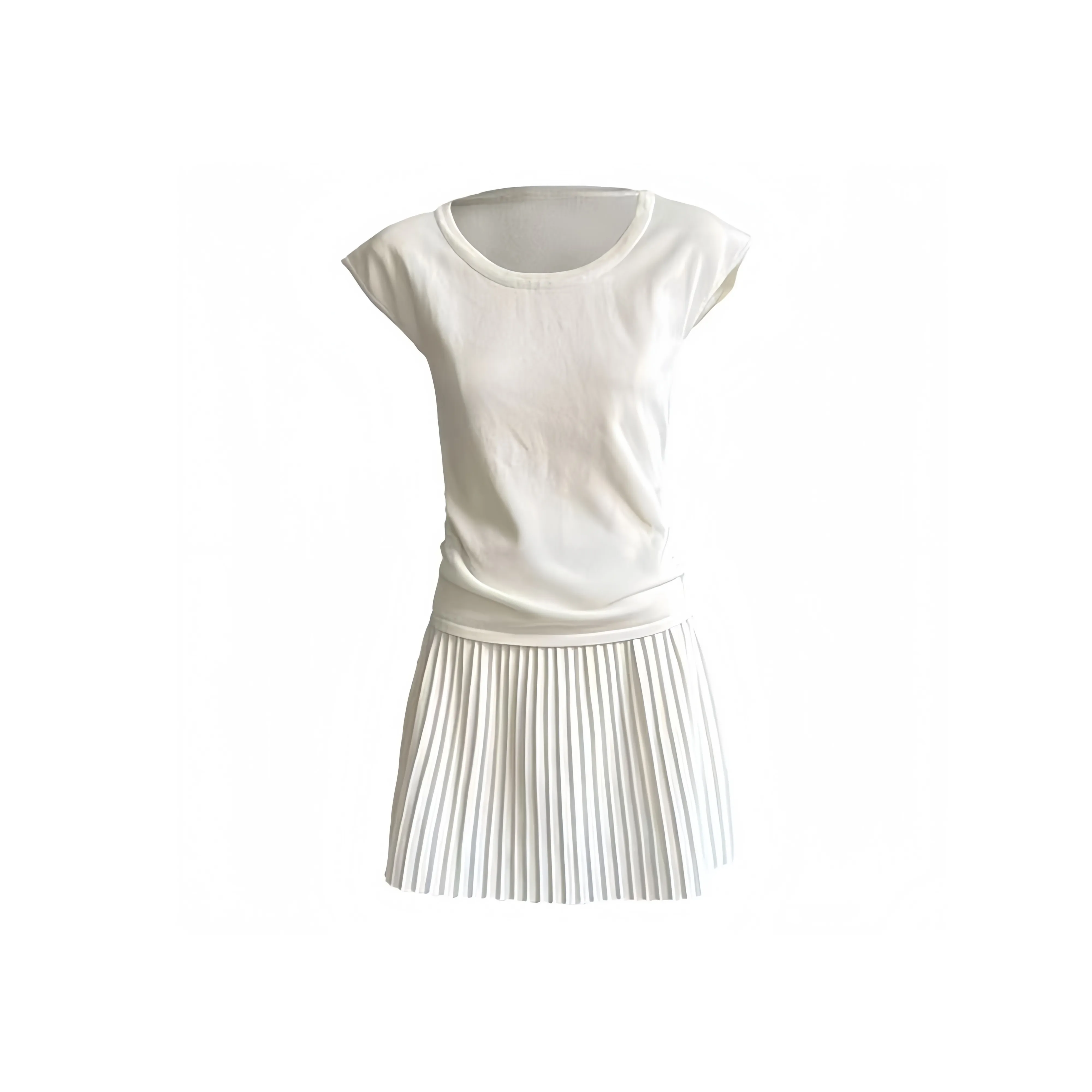 Mu Xiao Xin Комплект с юбкой Женские Молочный Белый