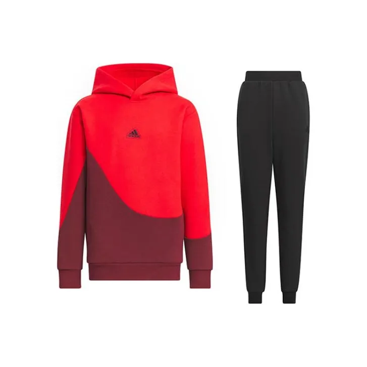 Adidas Красный+Черный Kids Повседневная спортивная одежда