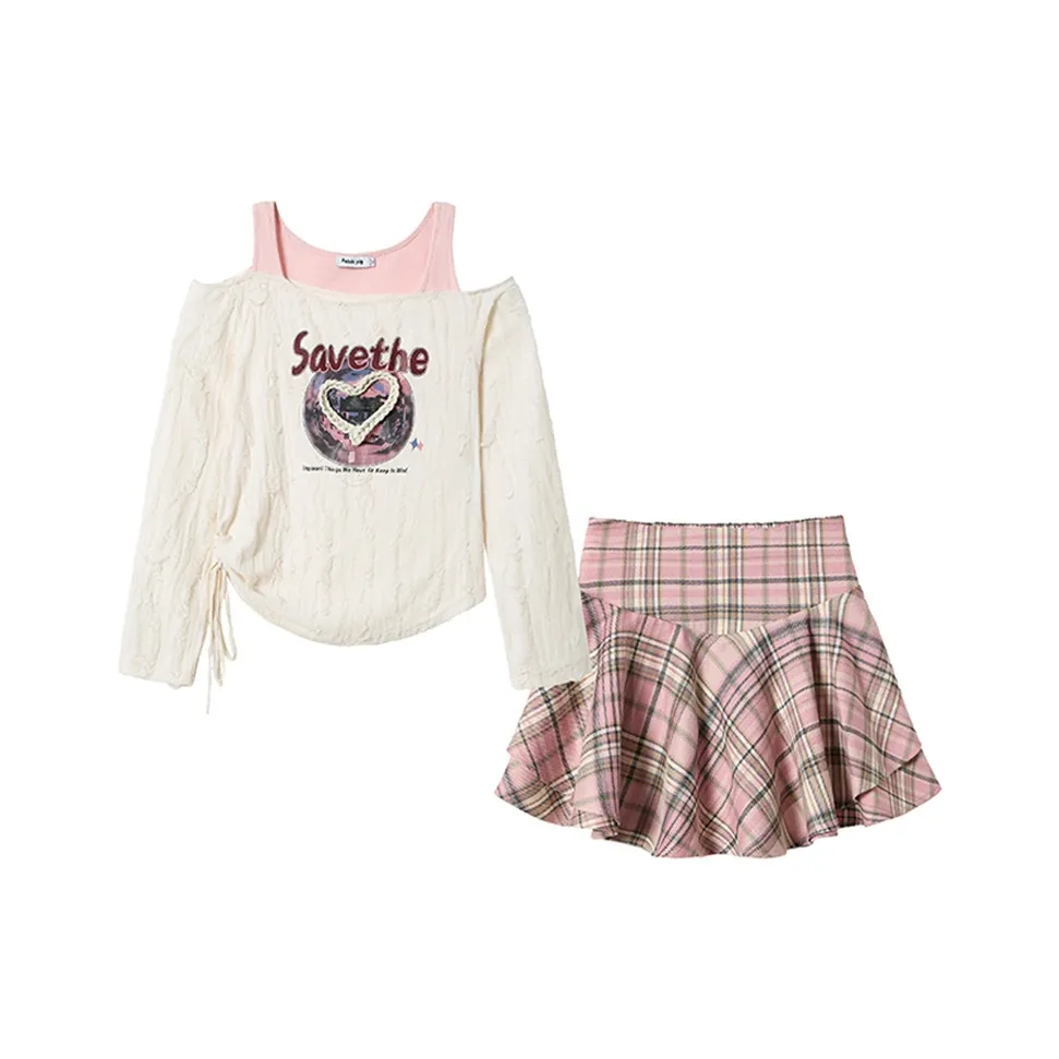 fabric pig Женские комплекты с юбкой