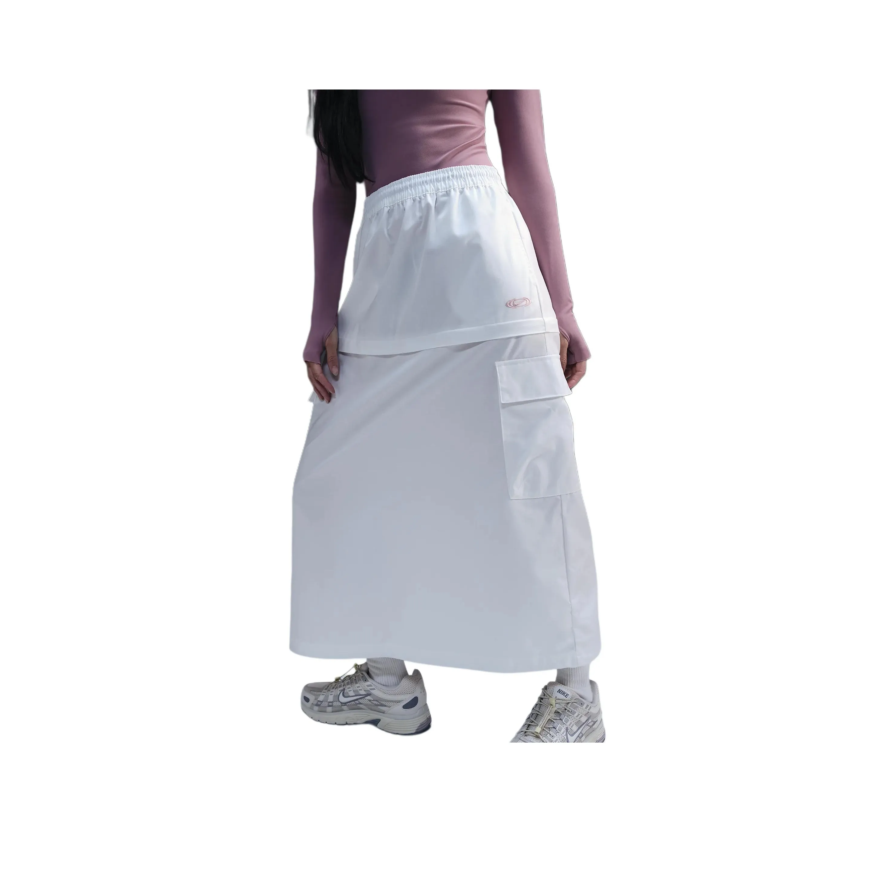 Nike Sportswear Casual Long Skirt Women's White