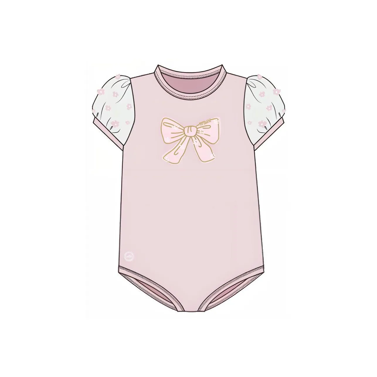 TOSWIM Детский купальник розовый бабочка для малышей