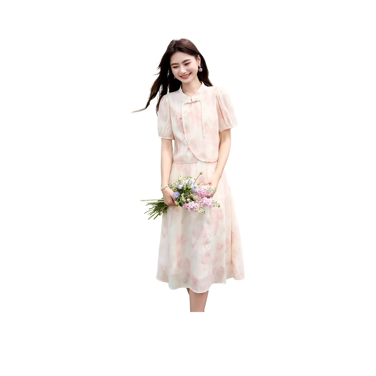 A Paradise For Awakening Skirt Set Women's Pink