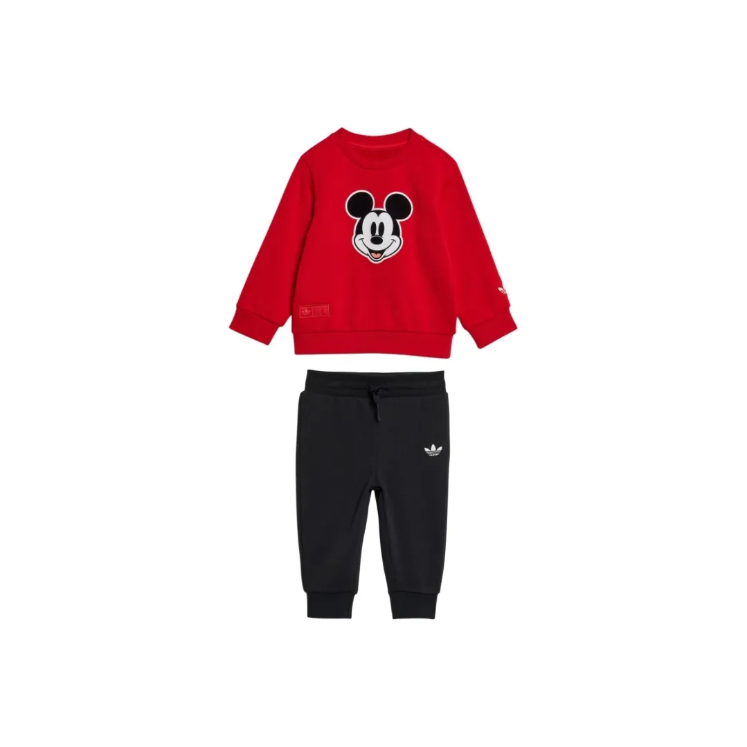Adidas Originals x Disney Повседневная спортивная одежда Mickey Series для малышей и детей дошкольного возраста