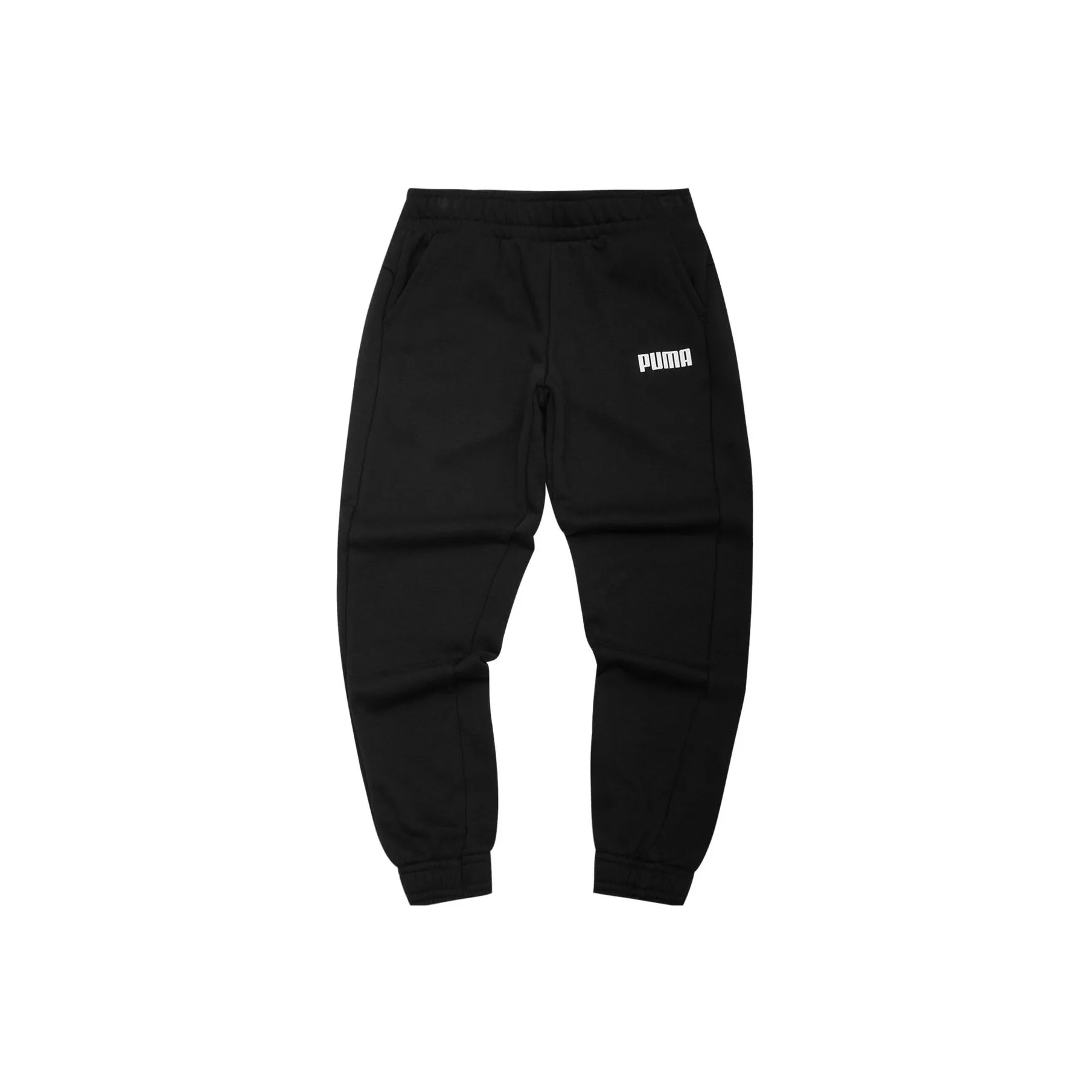 Детские PUMA Вязаные Тренировочные Штаны Essentials Черные