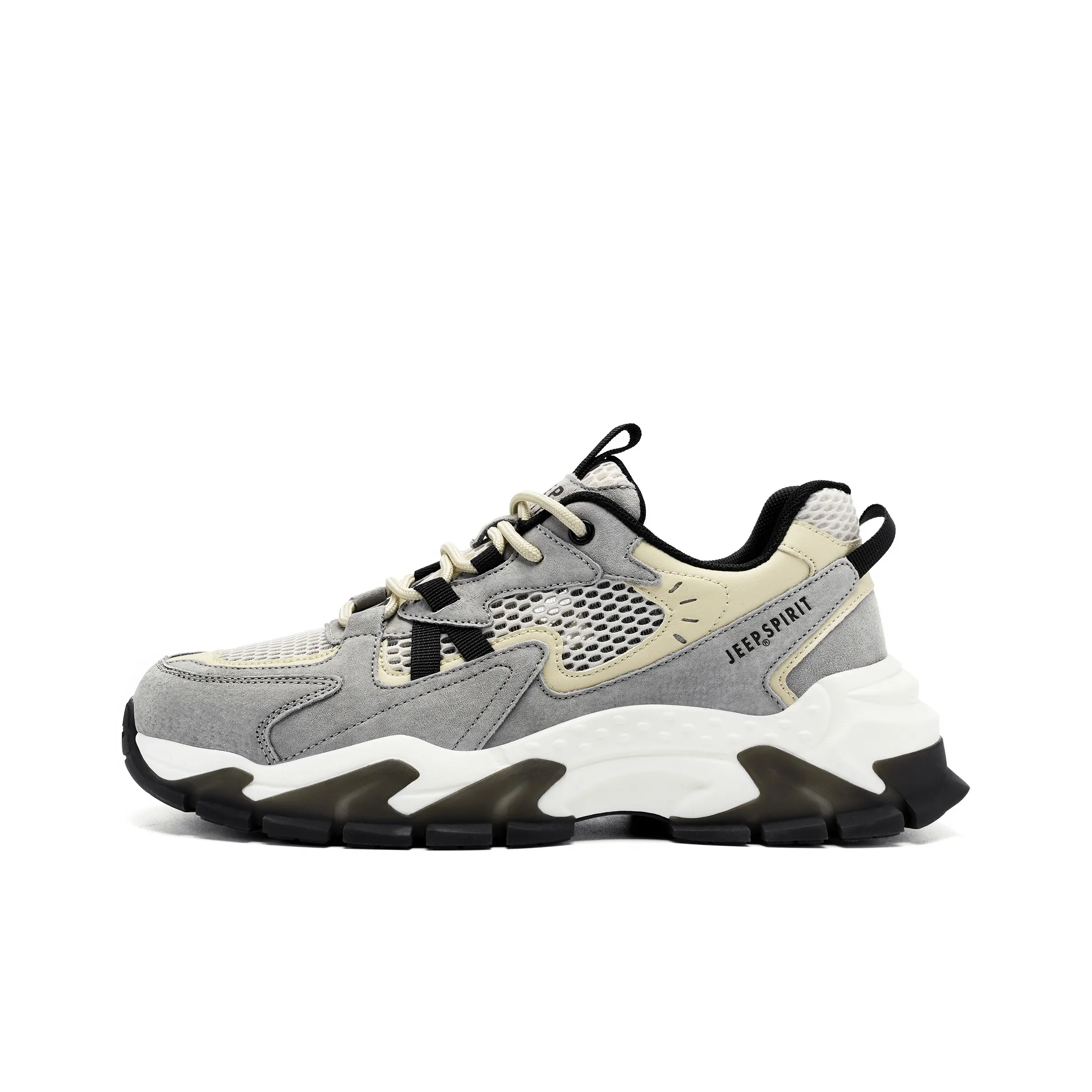 JEEP SPIRIT Устойчивые к истиранию увеличивающие высоту низкие топовые кроссовки с толстой подошвой мужские