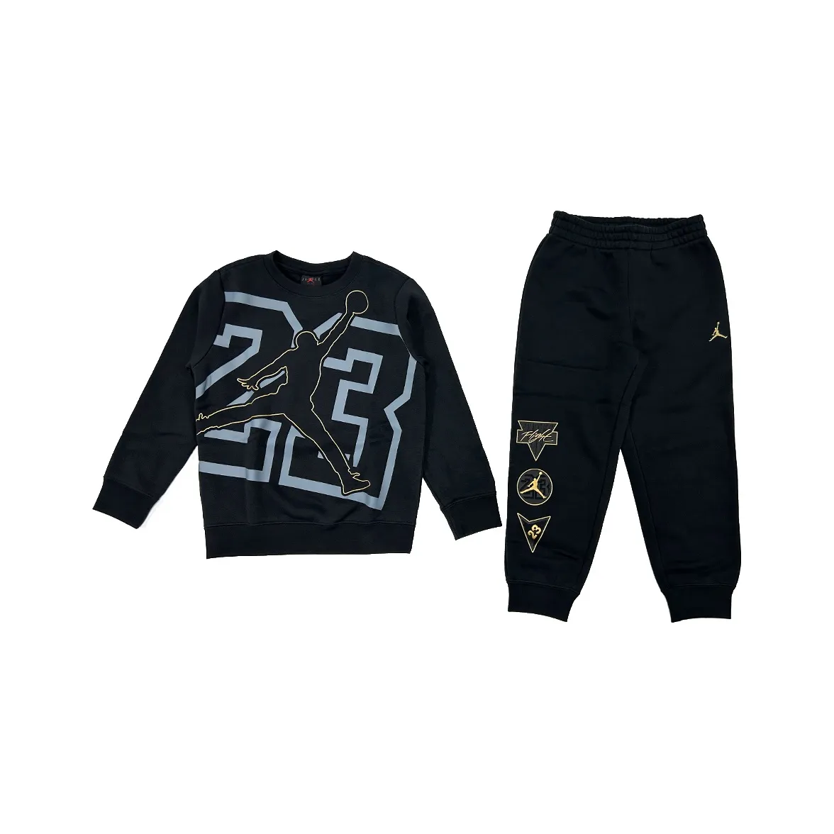 Джордан Повседневная спортивная одежда Черный для детей 3-7 лет