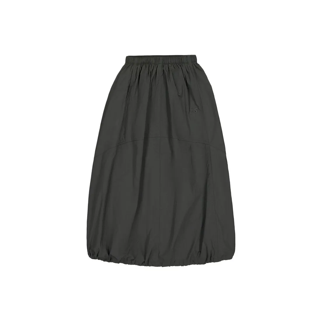 New Balance Повседневный Длинный Юбка Женские Черный Асфальт