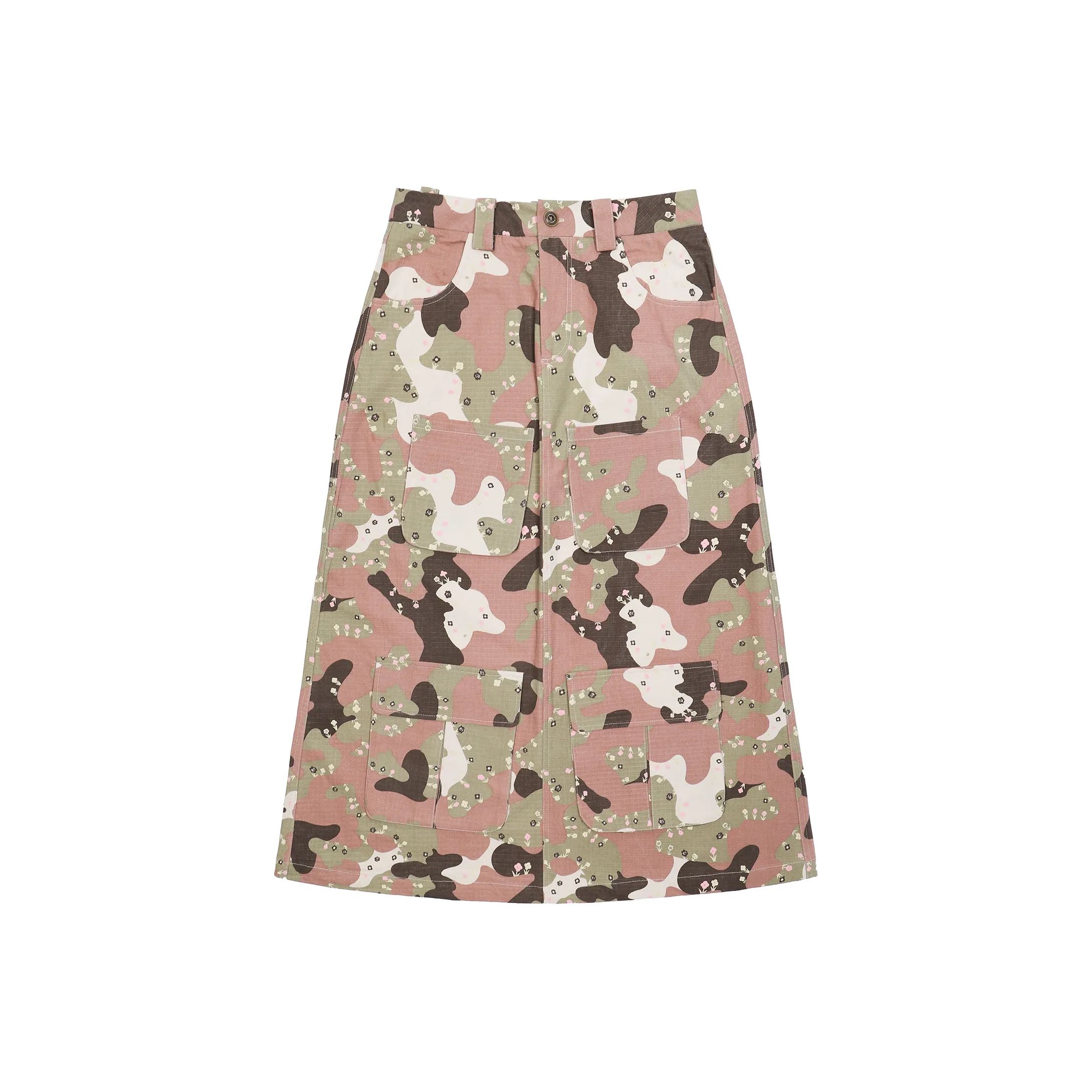 madgood Повседневный Длинный Юбка Женские Розовый