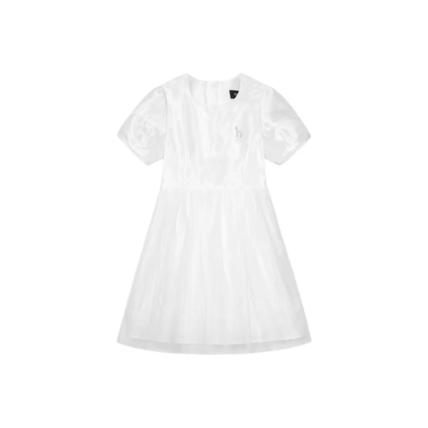 HAZZYS Детское платье натуральный белый детский