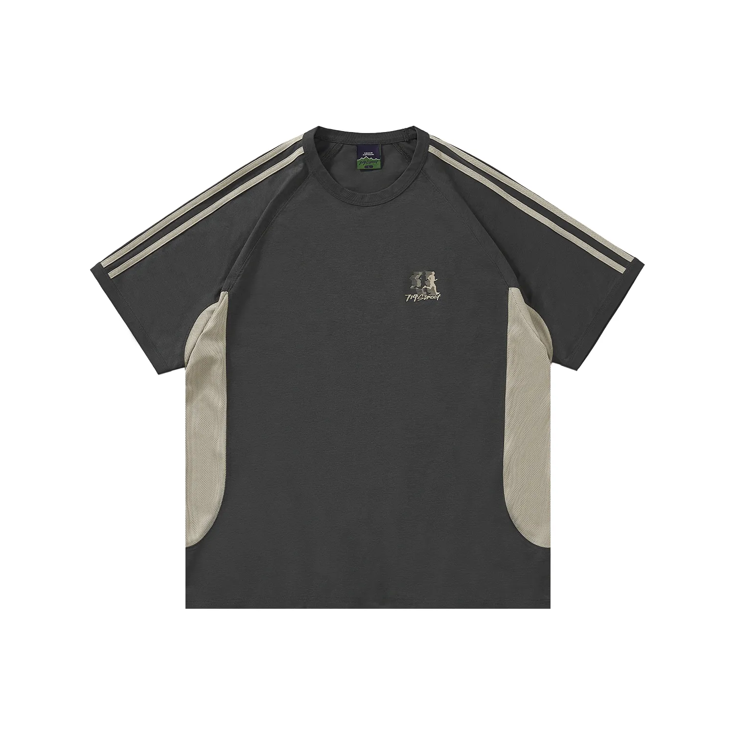 714STREET Skin Friendly Crew Neck Ultra Lightweight Wrinkle Resistant T Shirt Unisex