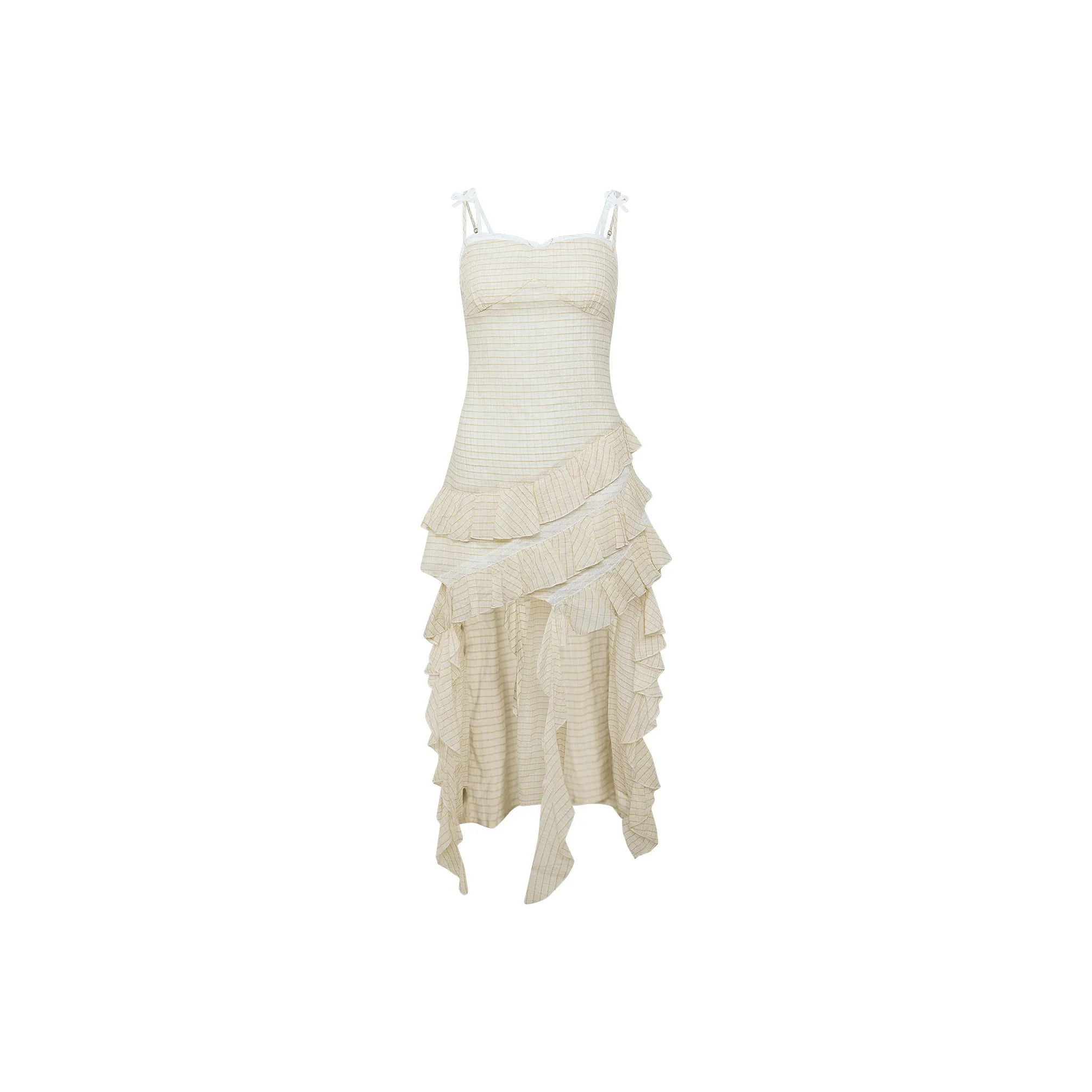 FPMZ Slip Dresses Women's Beige Yellow