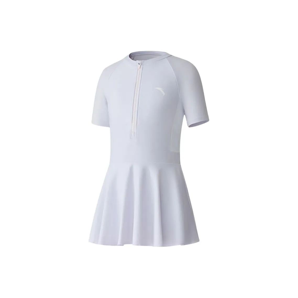 Antakids Облегающий Детский Купальник Подростки Deep Фиолетовый Чисто Белый