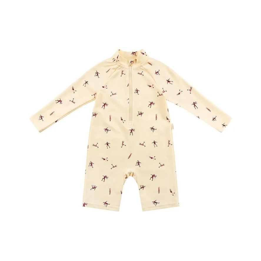 Happyology Облегающий крой Детский купальник для детей 3-7 лет цвет Ледяной и Снег история