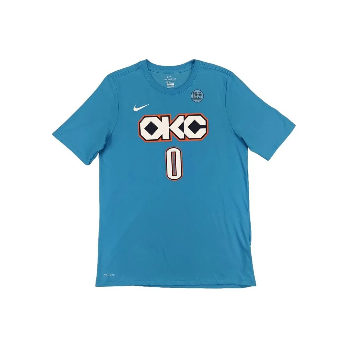 Nike x NBA Dri Fit Oklahoma City Thunder Команда Футболка Синяя Подростки