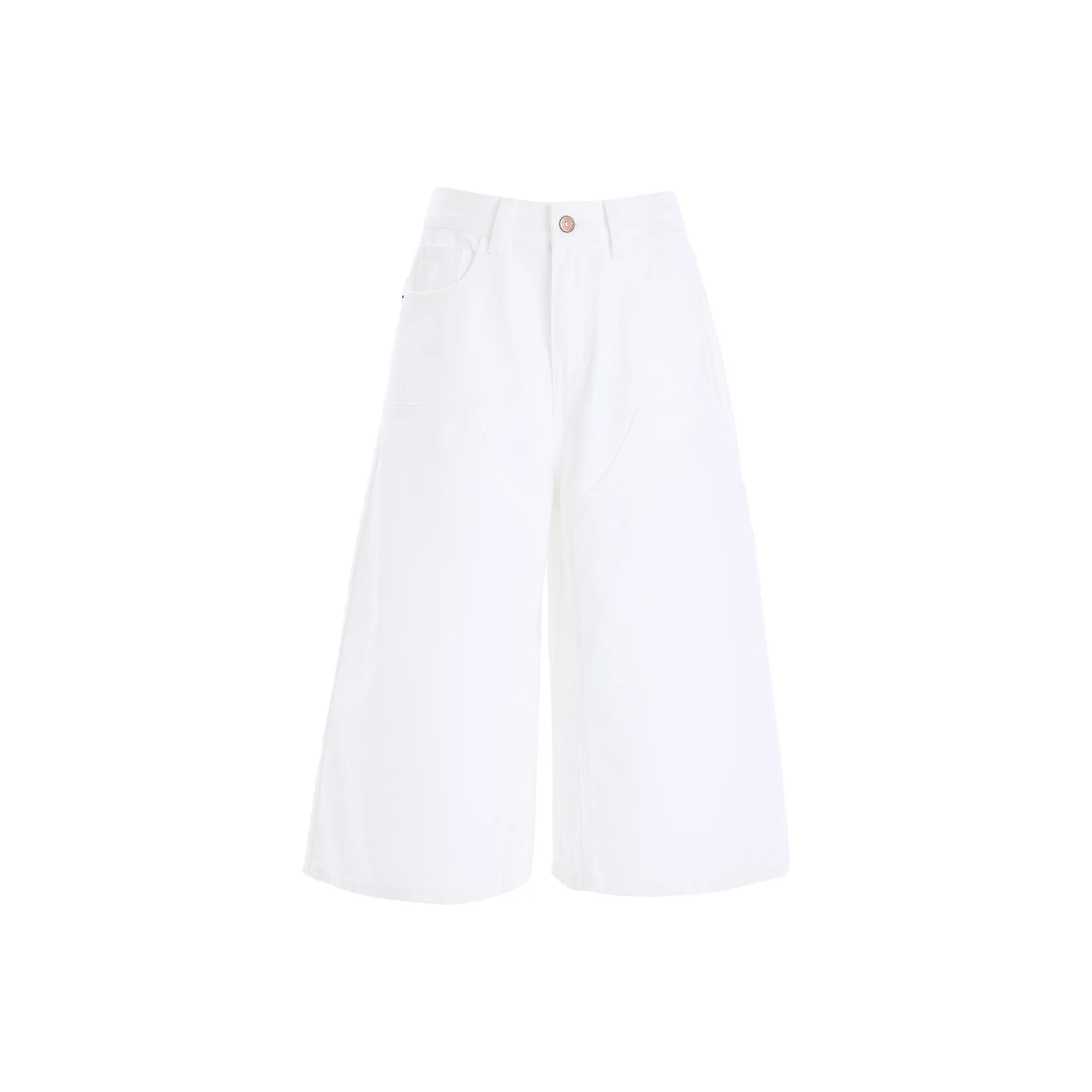 Rose Denim Shorts Women's White