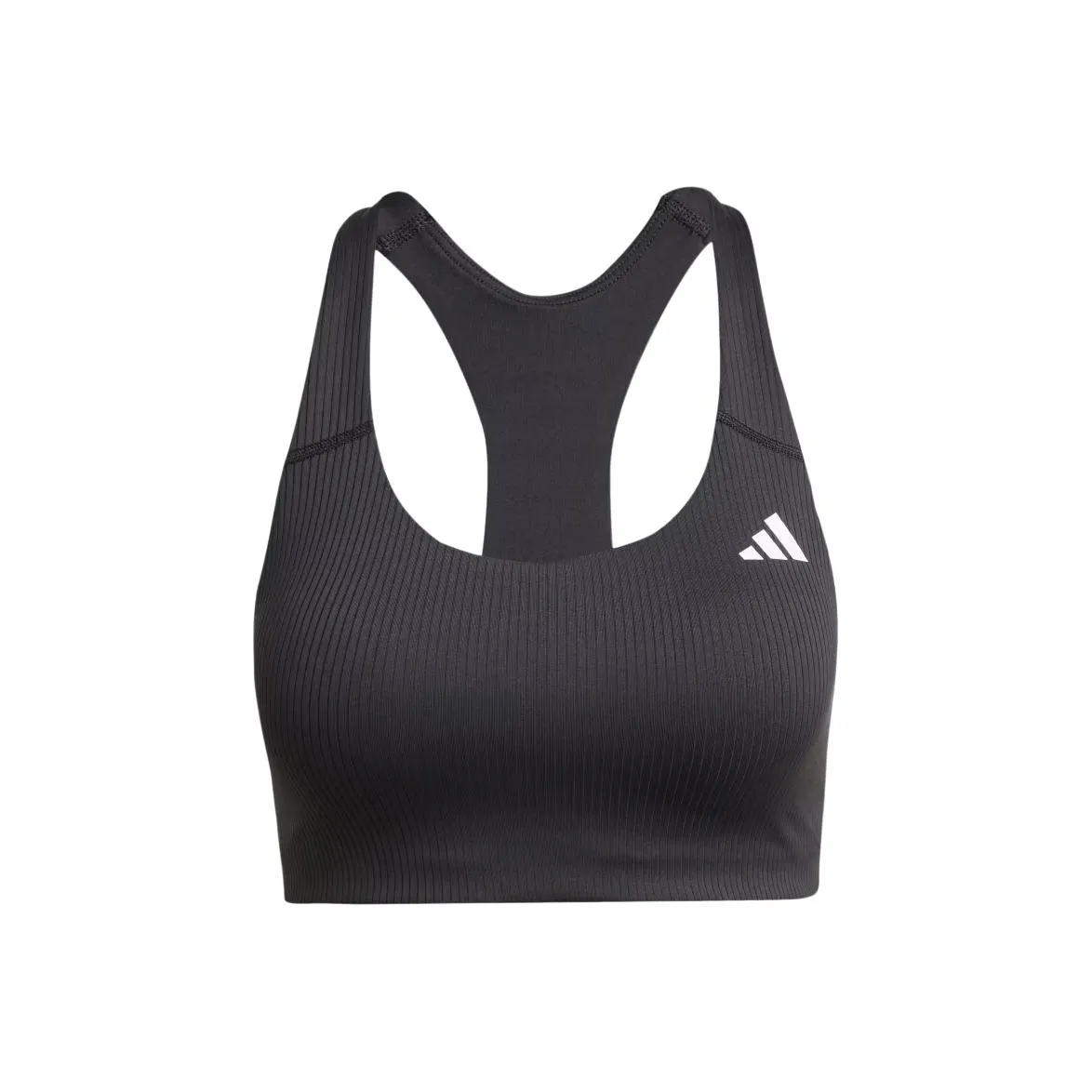 Adidas Free Shipping With AdiClub Powerimpact Rib Medium Support Training Bra