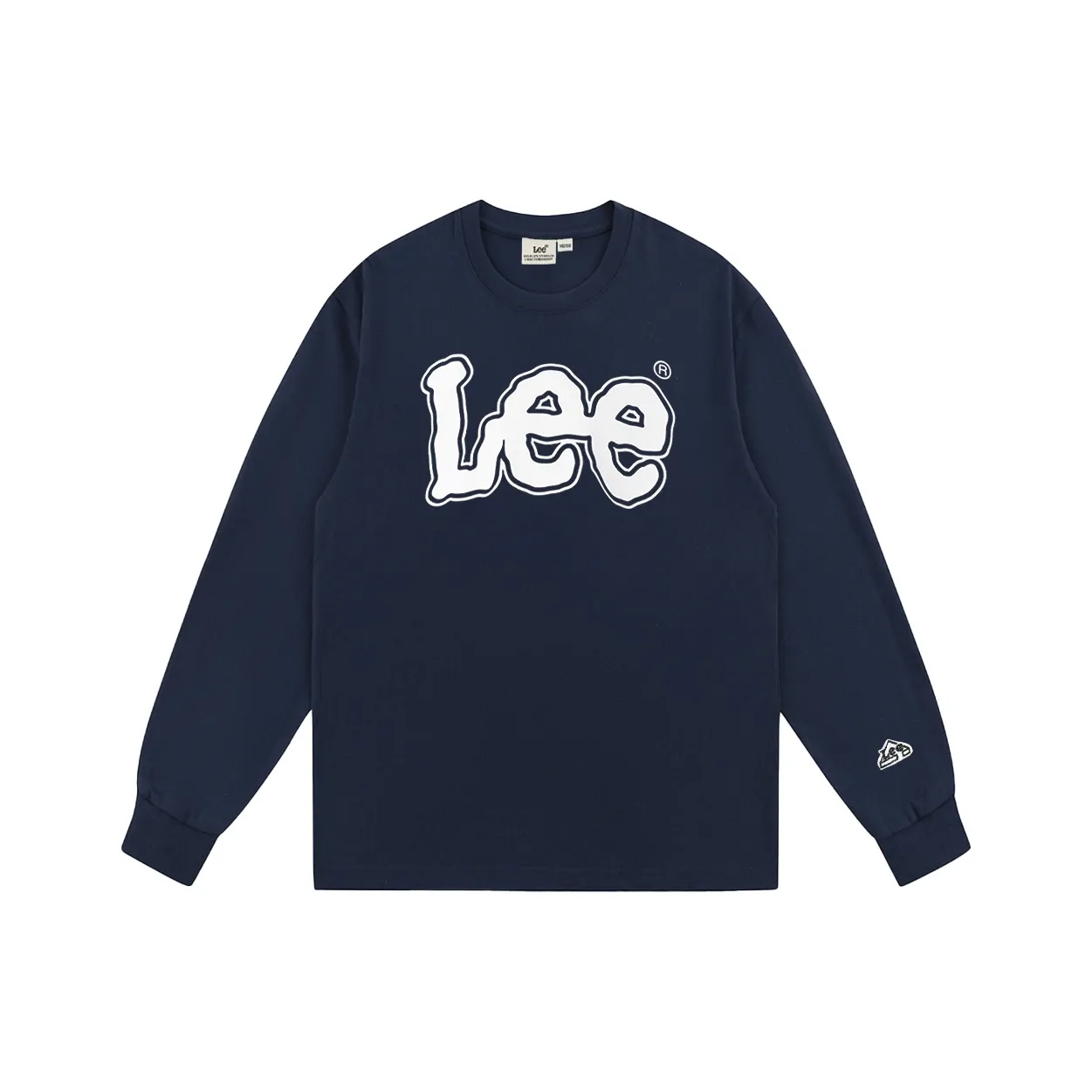 Lee совместный бренд модель Темно-синяя Унисекс T-рубашка