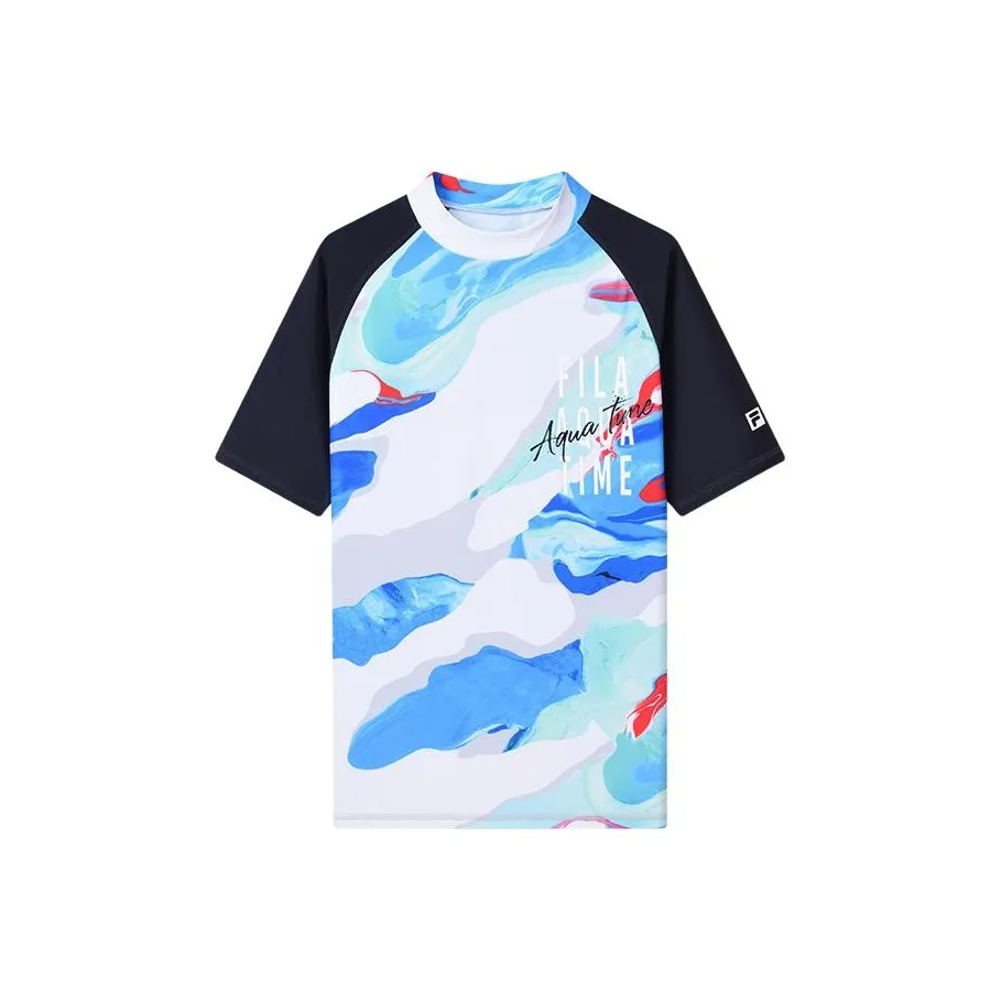 FILA KIDS Купальник с принтом по всей поверхности детский