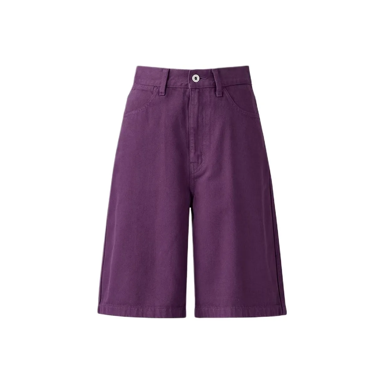 Uniqlo U Collection SS25 Джинсовые шорты Женские Фиолетовые