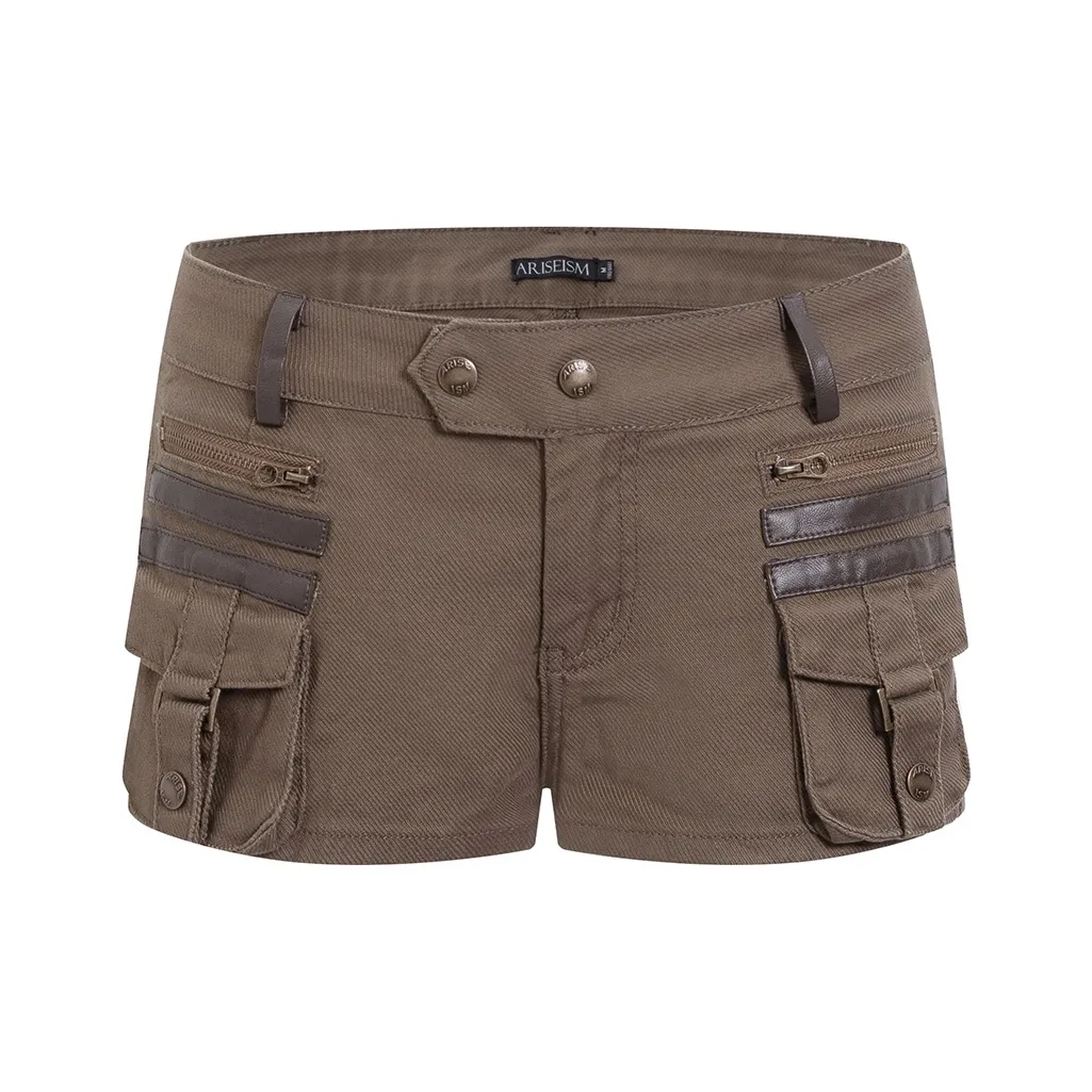 Ariseism Cargo shorts sequin Women's Khaki