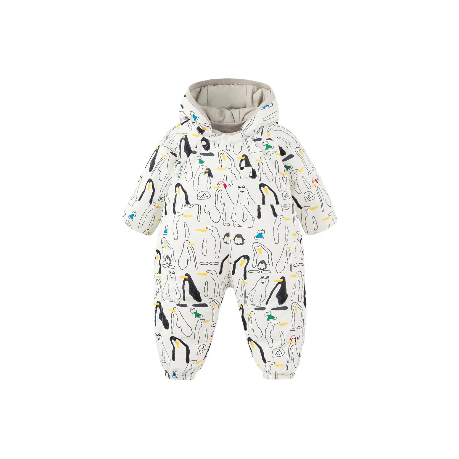 Mini Bala Комбинезон Белый Черный Дети Возраст 3-7 лет