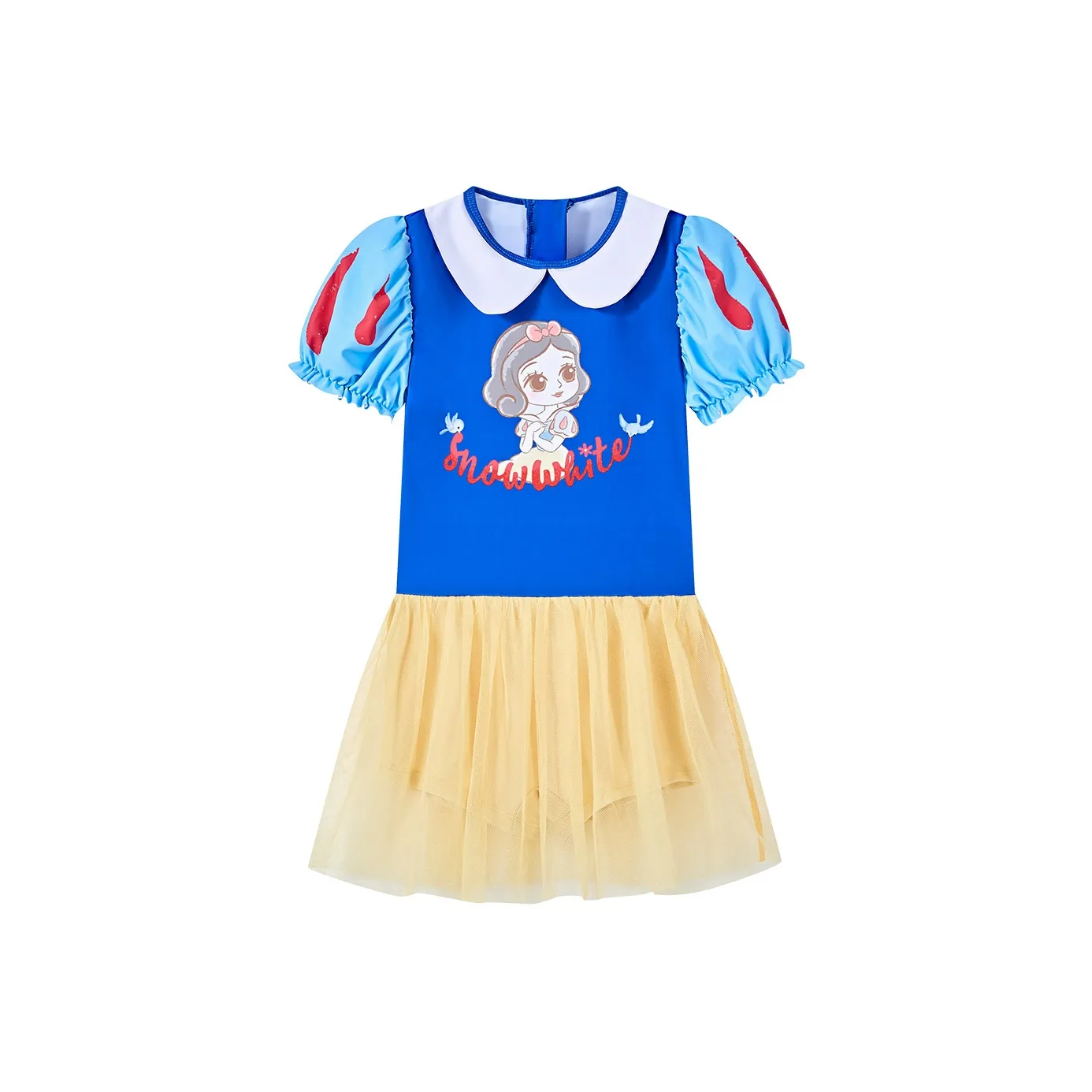 Disney Облегающий детский купальник синий