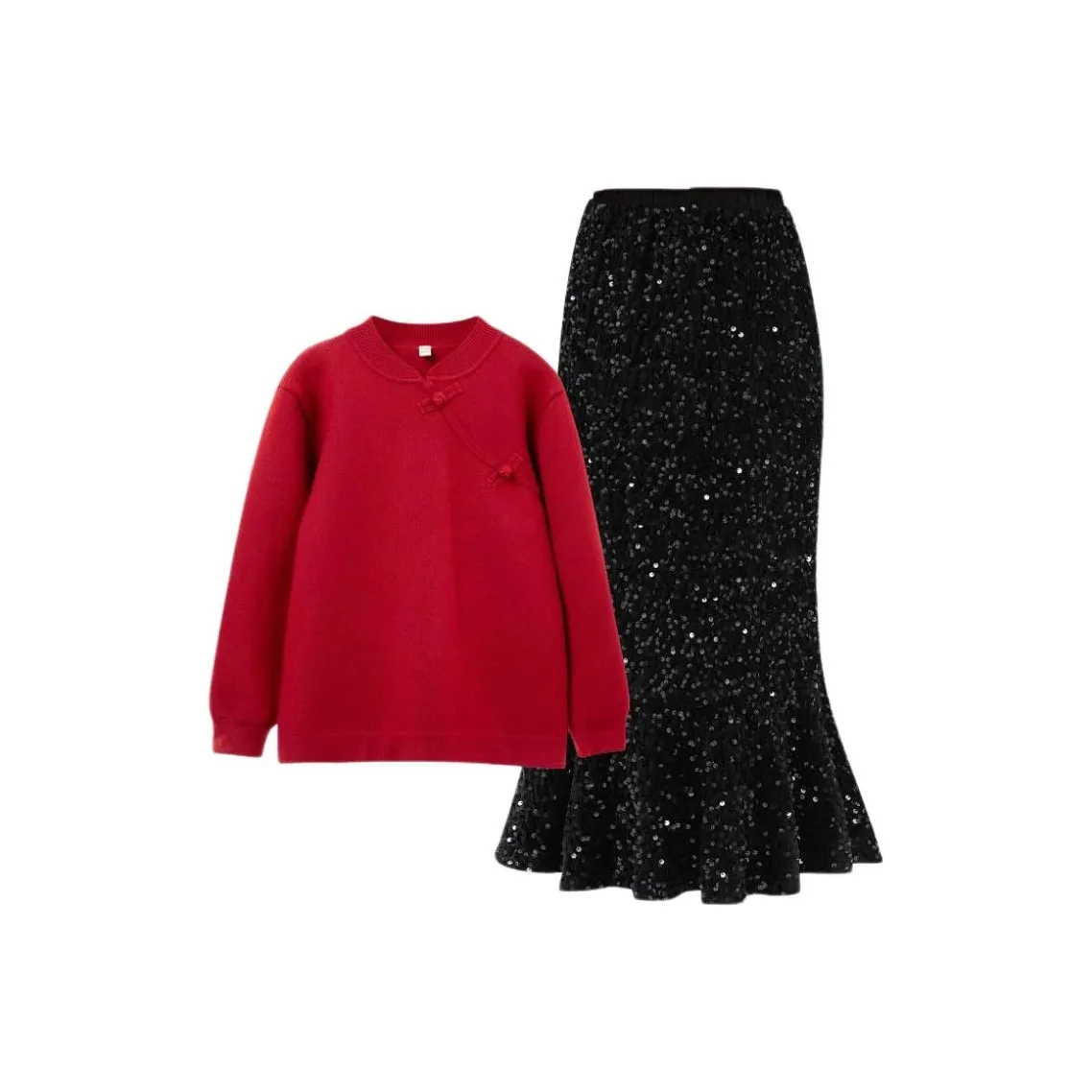 Подростки Youyou 1 Point Комплект с юбкой