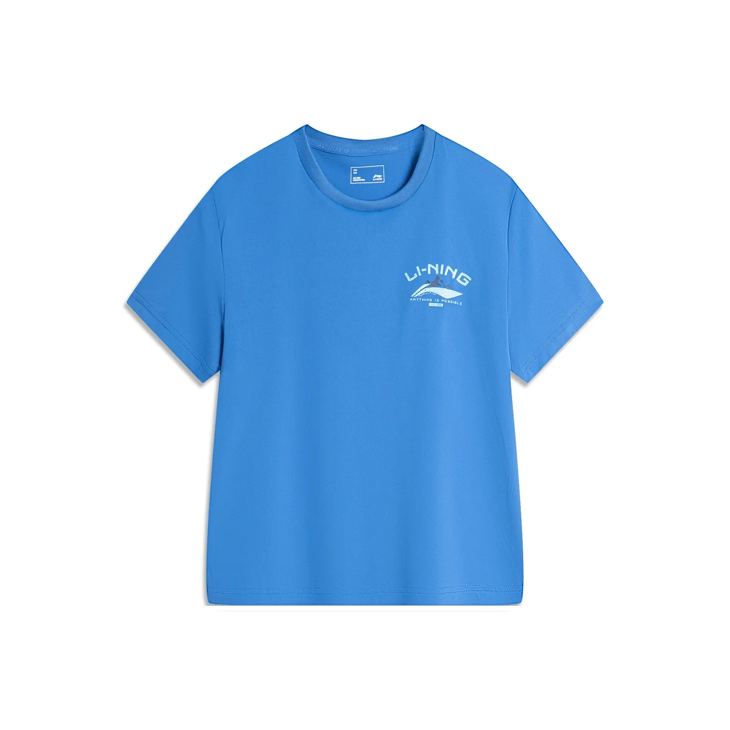 LINING YOUNG Sports Life Collection T-рубашка SS25 Rowing Синий Детский